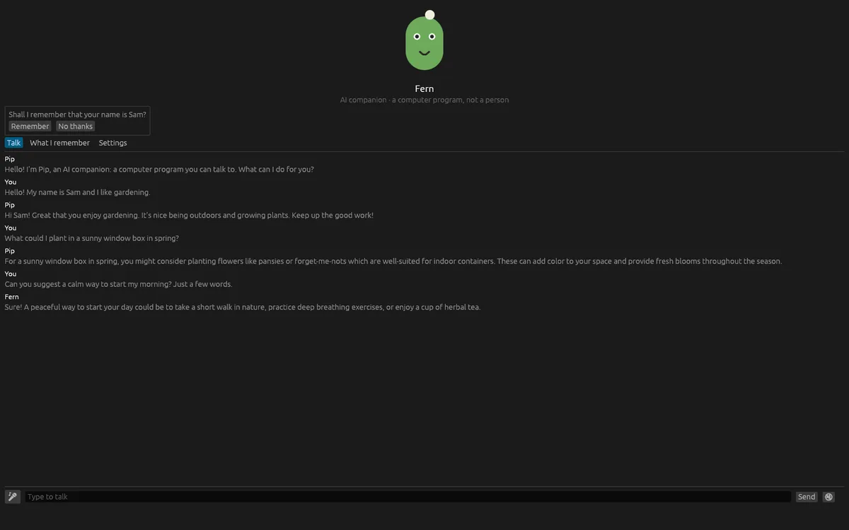 Companion Lite: Fern